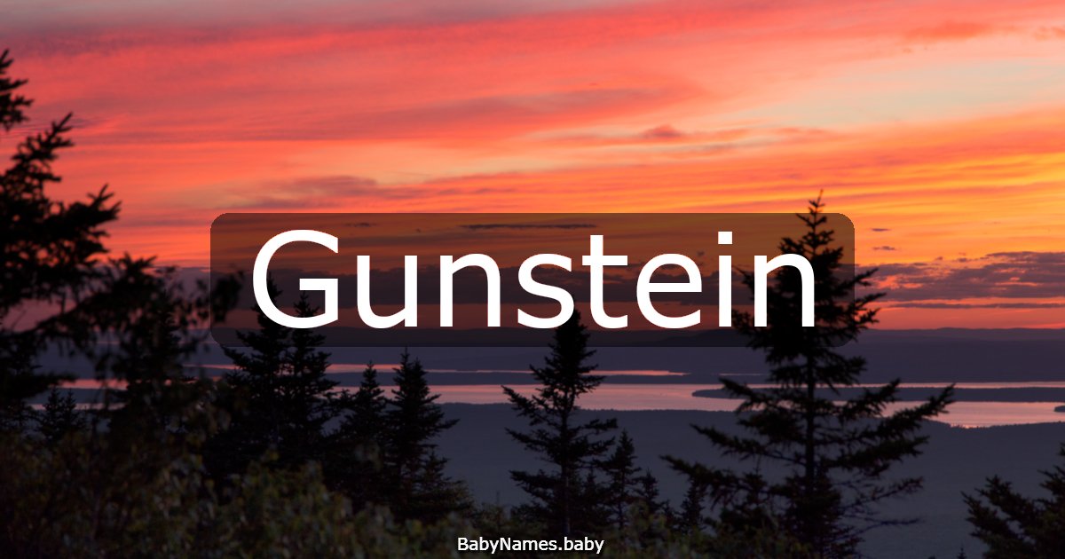 Gunstein