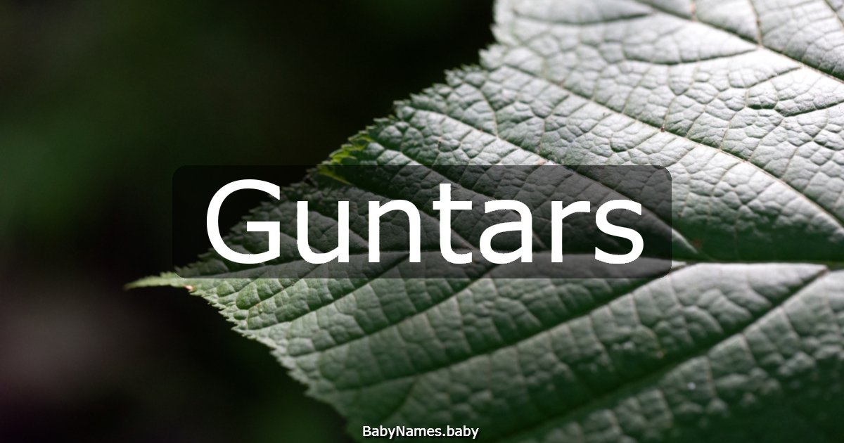 Guntars