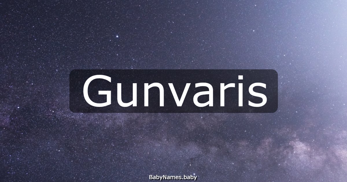 Gunvaris