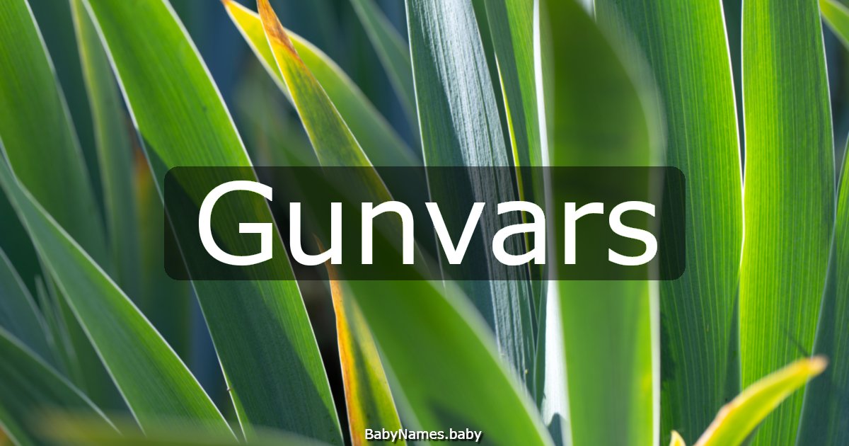 Gunvars