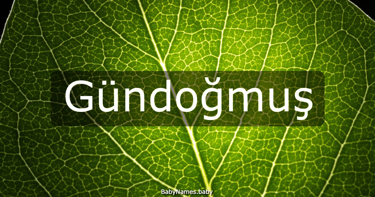 Gündoğmuş
