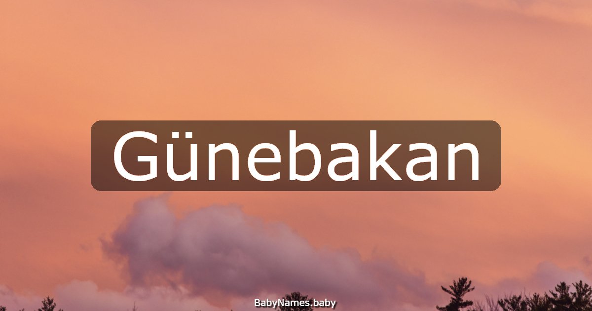 Günebakan