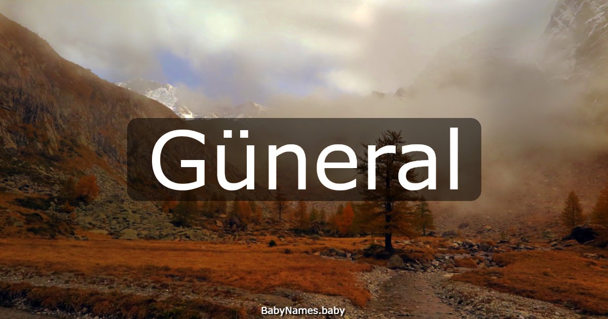 Güneral