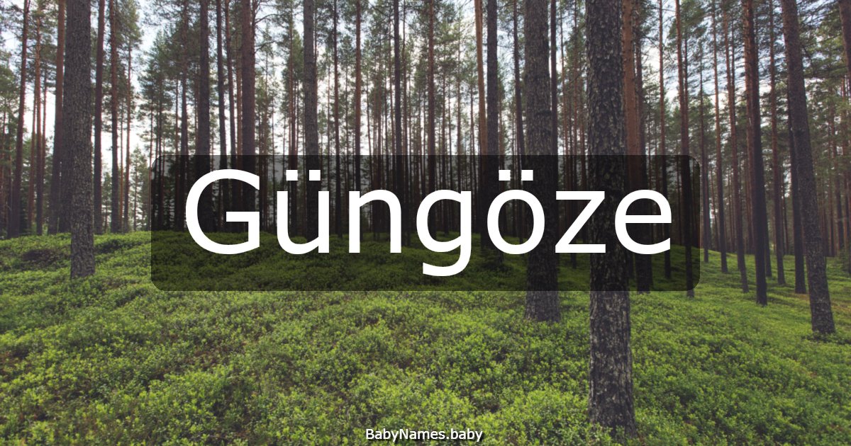 Güngöze