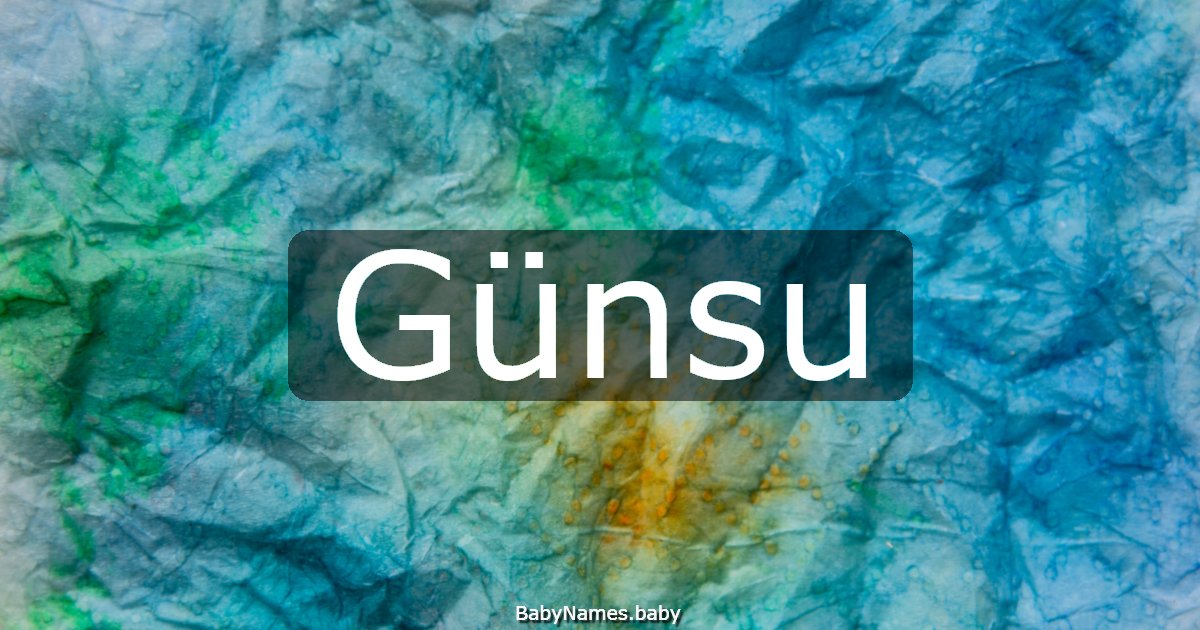 Günsu
