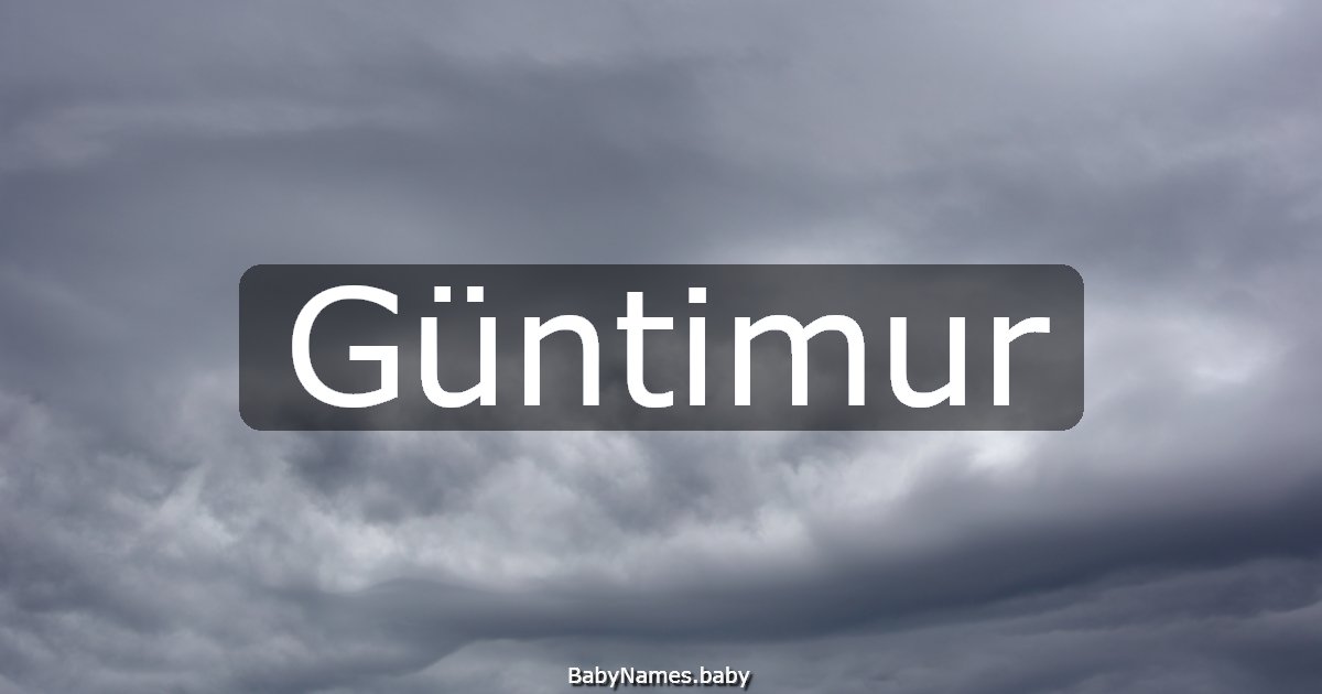 Güntimur