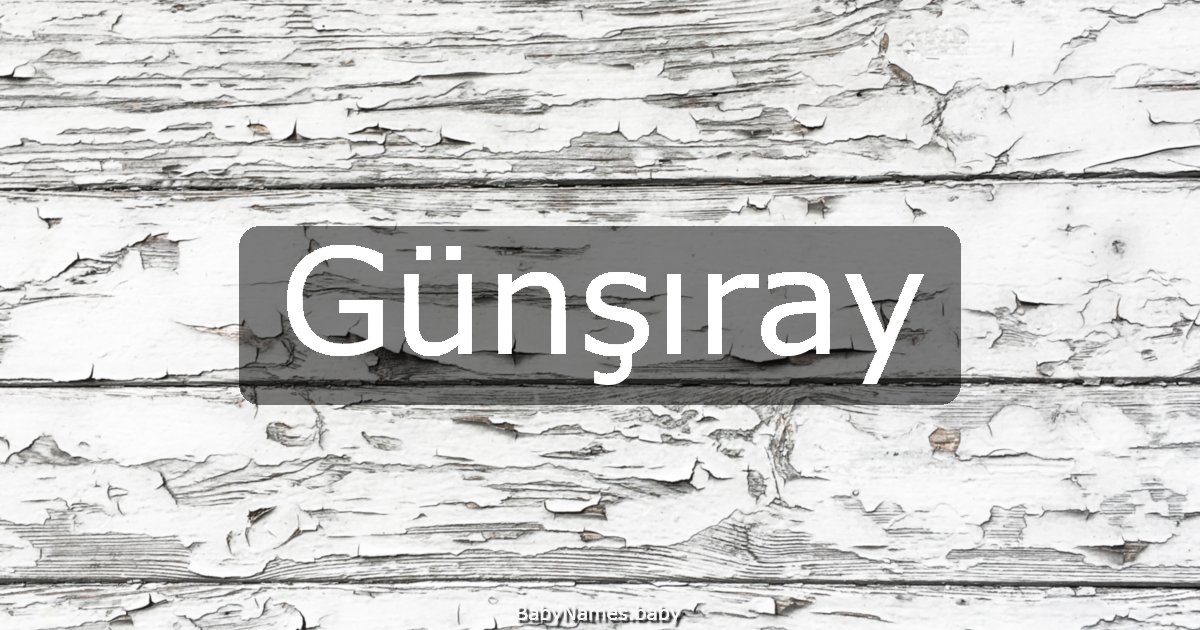 Günşıray