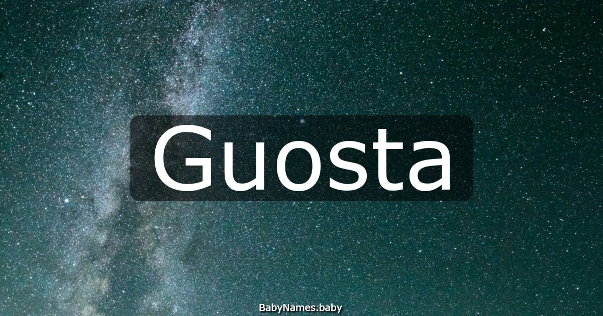 Guosta