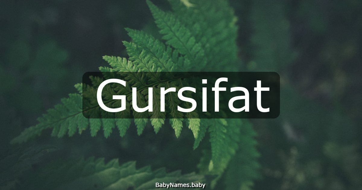 Gursifat