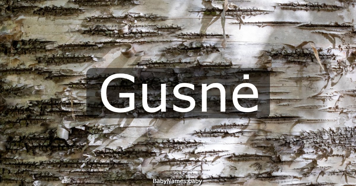 Gusnė