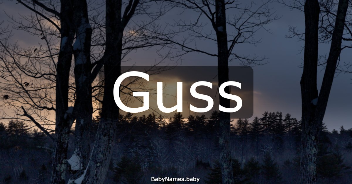 Guss