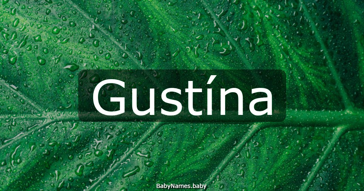 Gustína