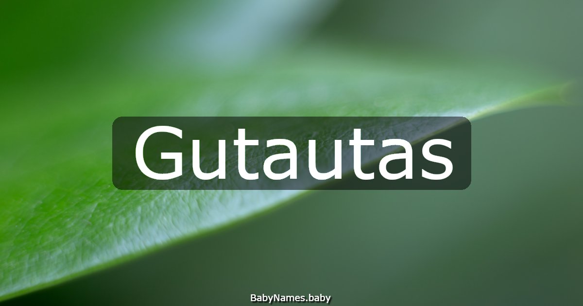 Gutautas