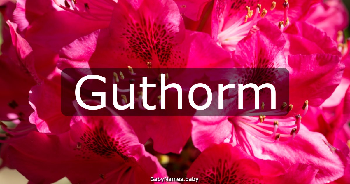 Guthorm