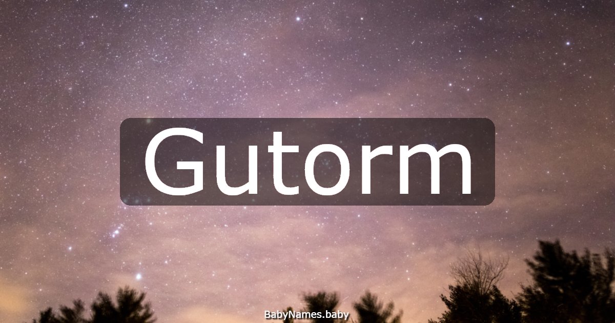 Gutorm