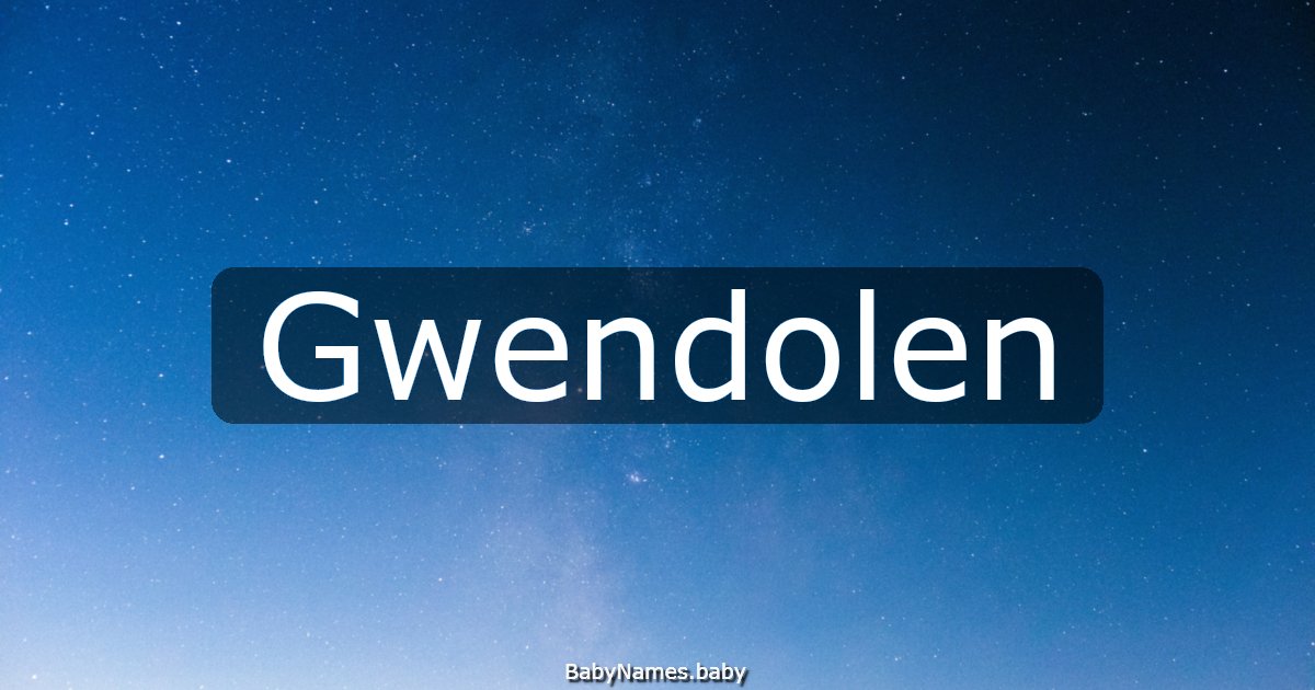 Gwendolen