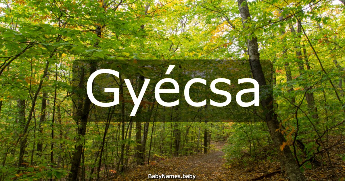 Gyécsa