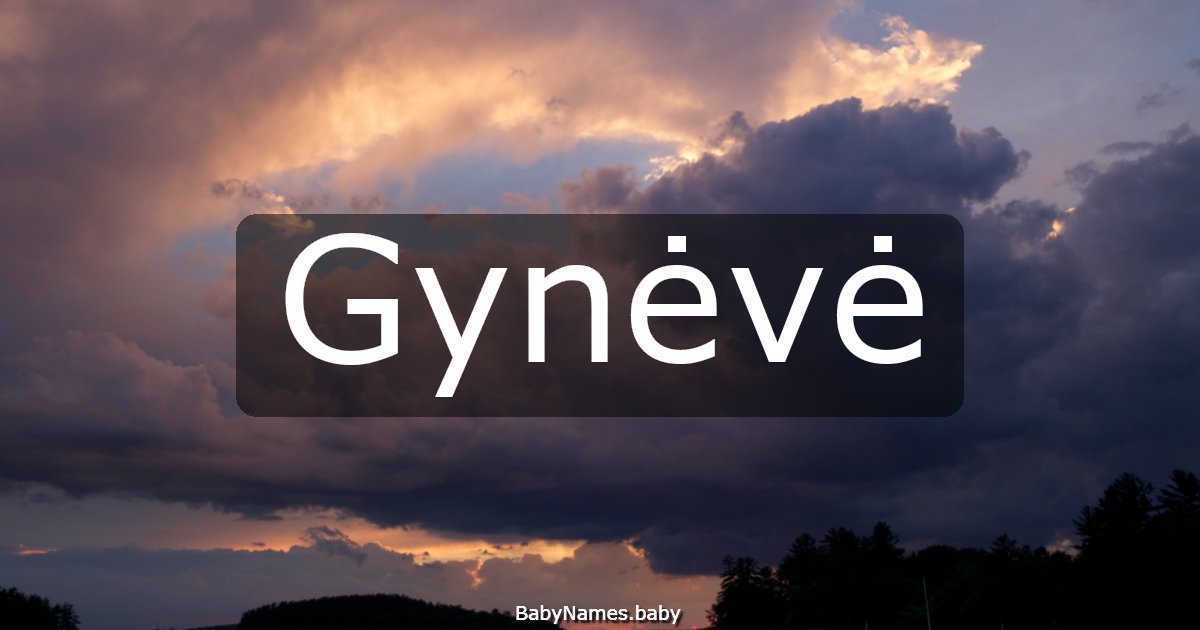 Gynėvė