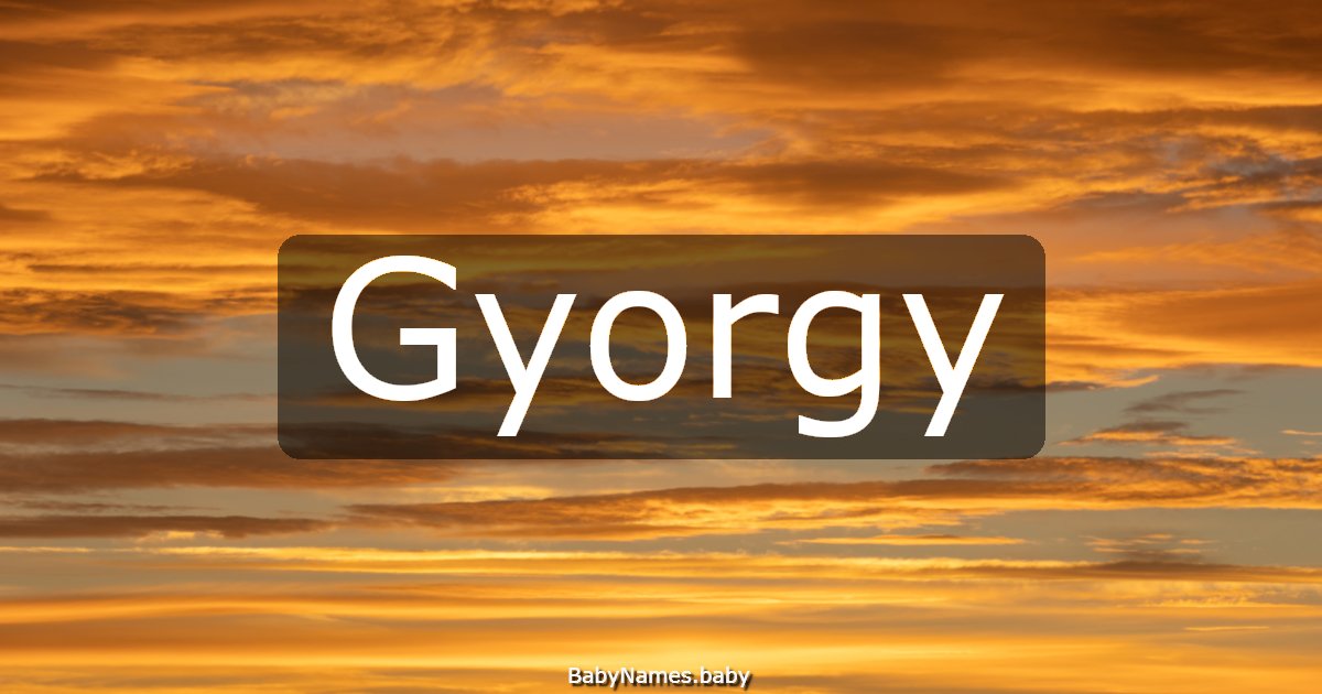 Gyorgy