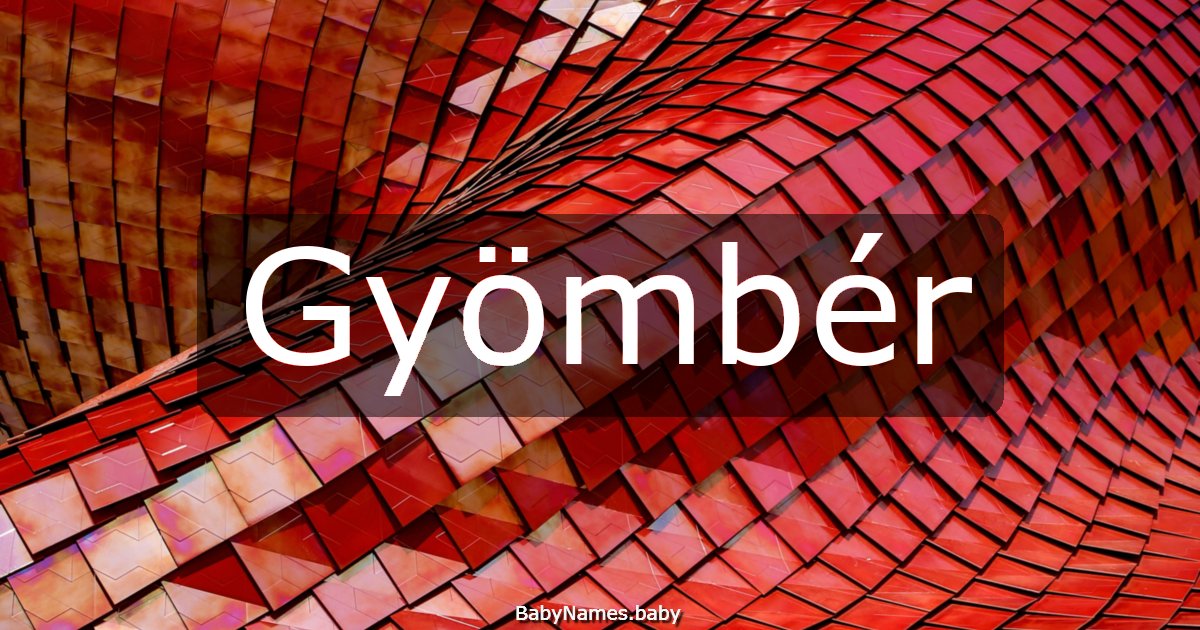 Gyömbér