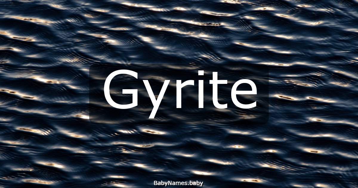 Gyrite