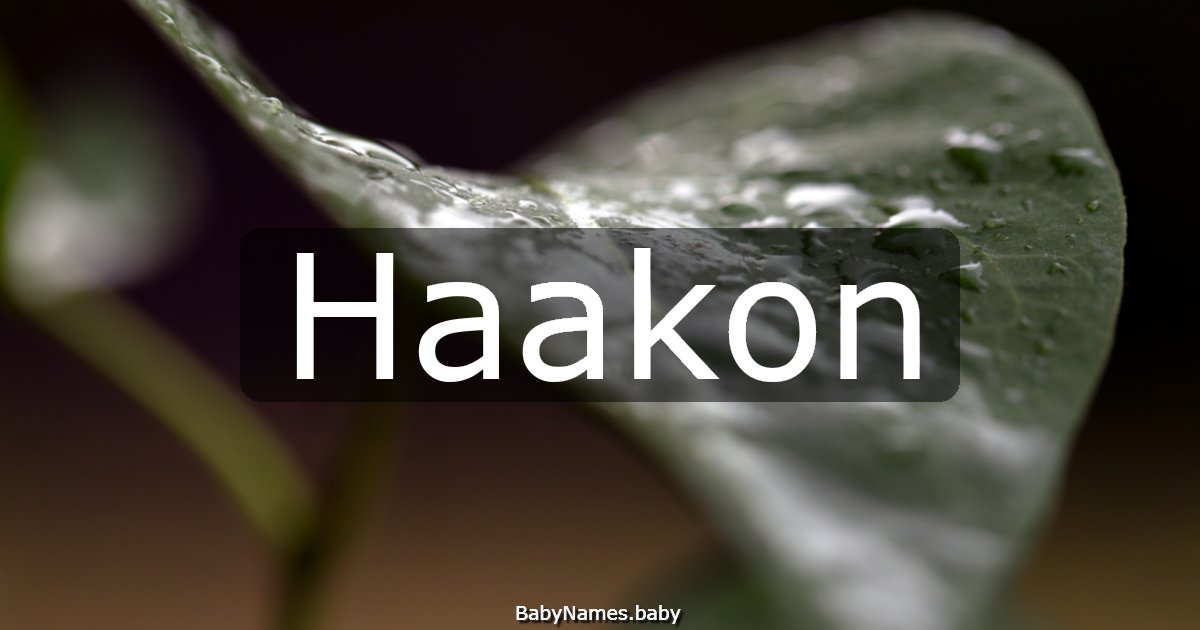 Haakon