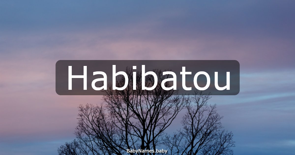 Habibatou