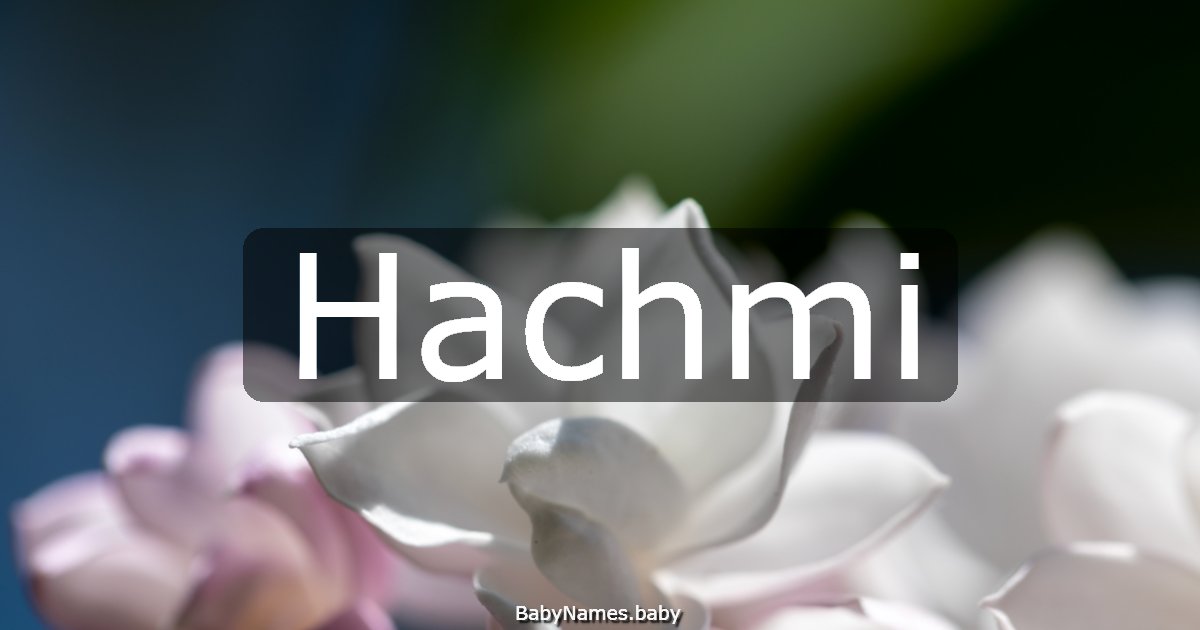 Hachmi