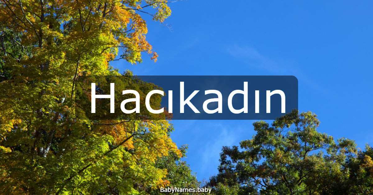 Hacıkadın