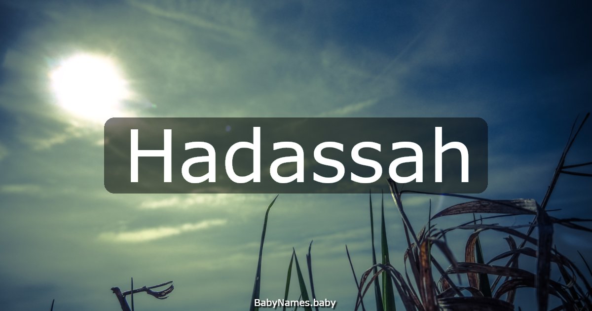 Hadassah