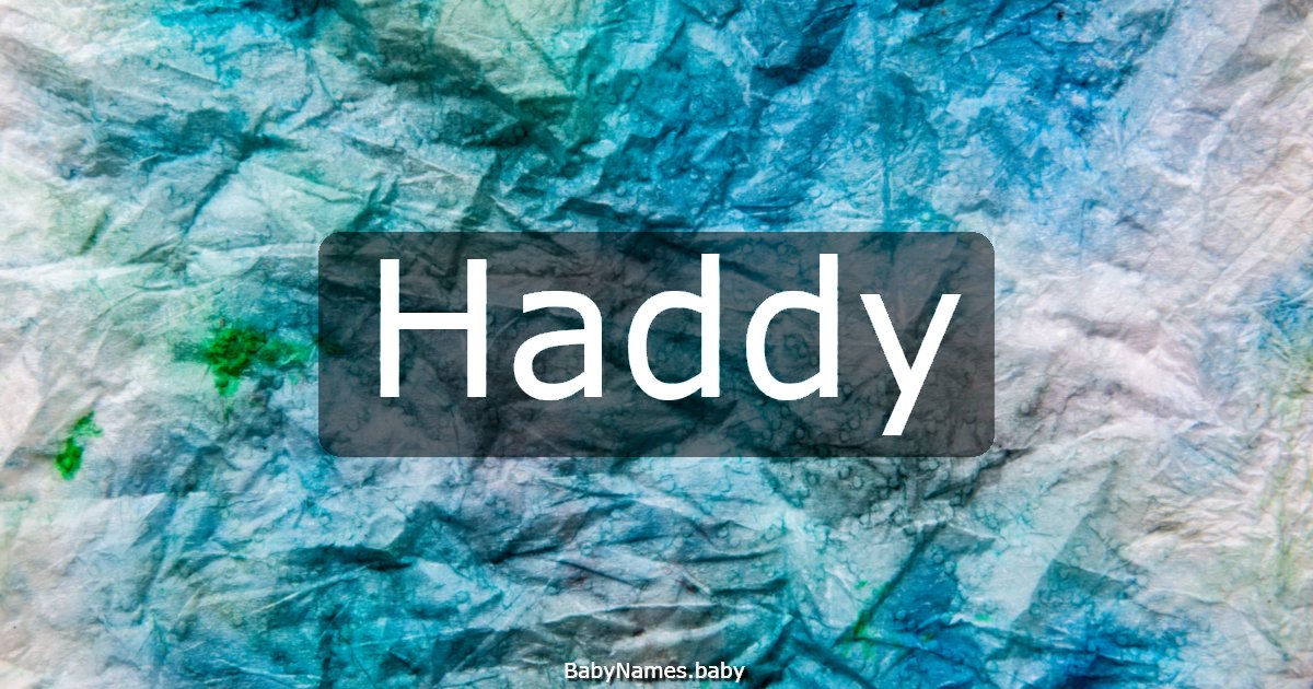 Haddy