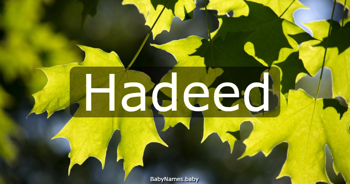 Hadeed
