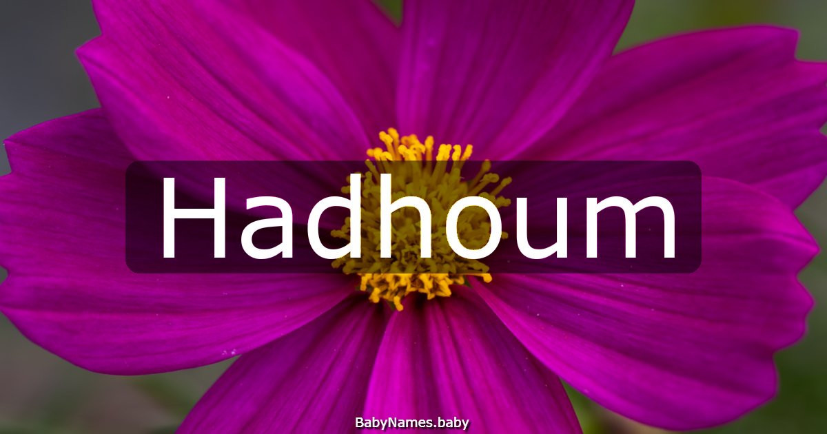 Hadhoum