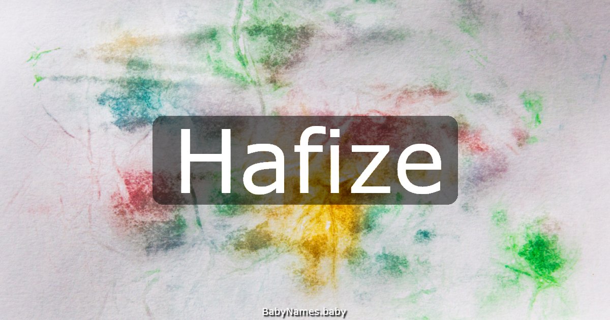 Hafize