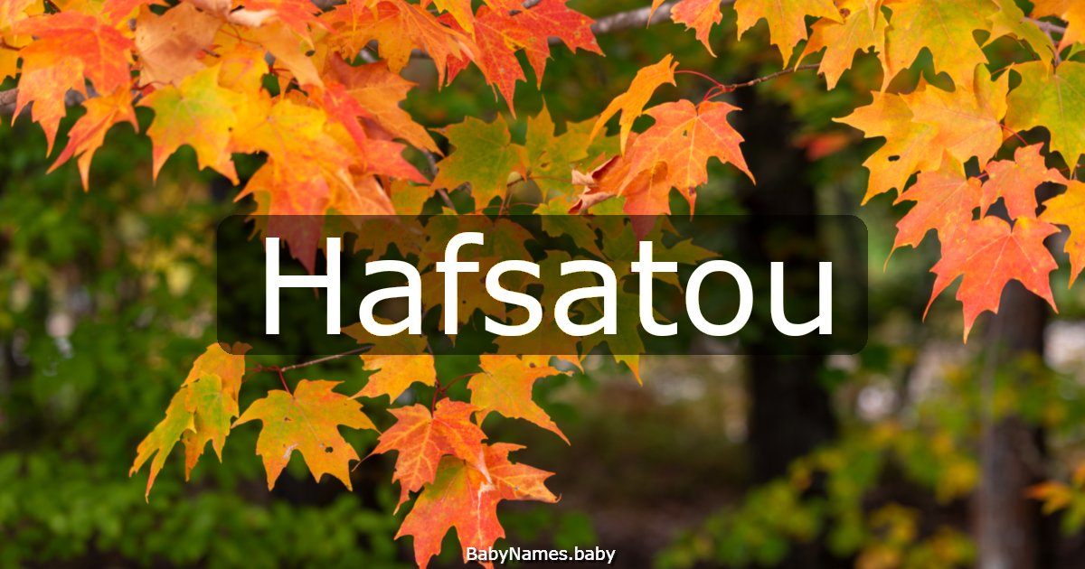 Hafsatou