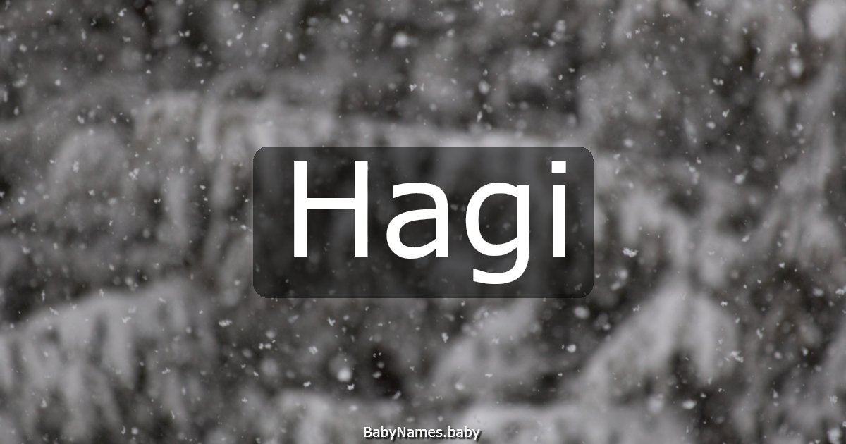 Hagi