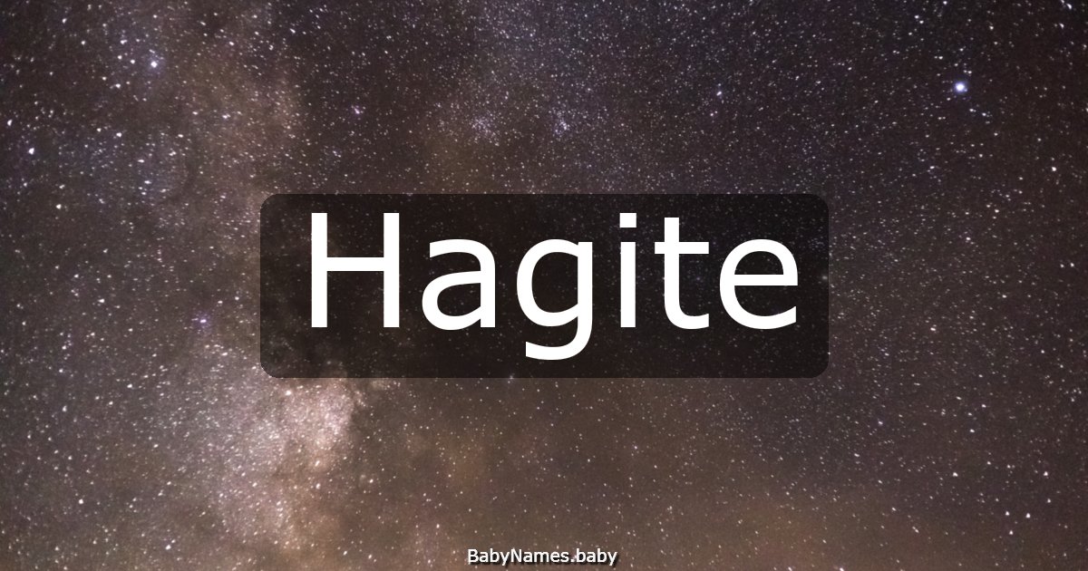 Hagite