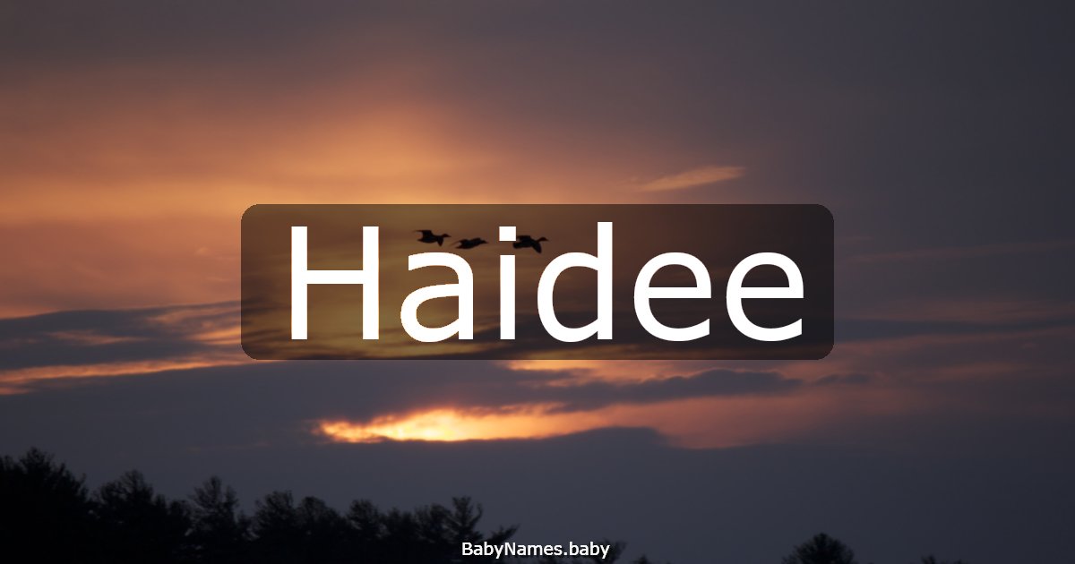 Haidee