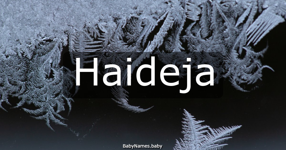 Haideja