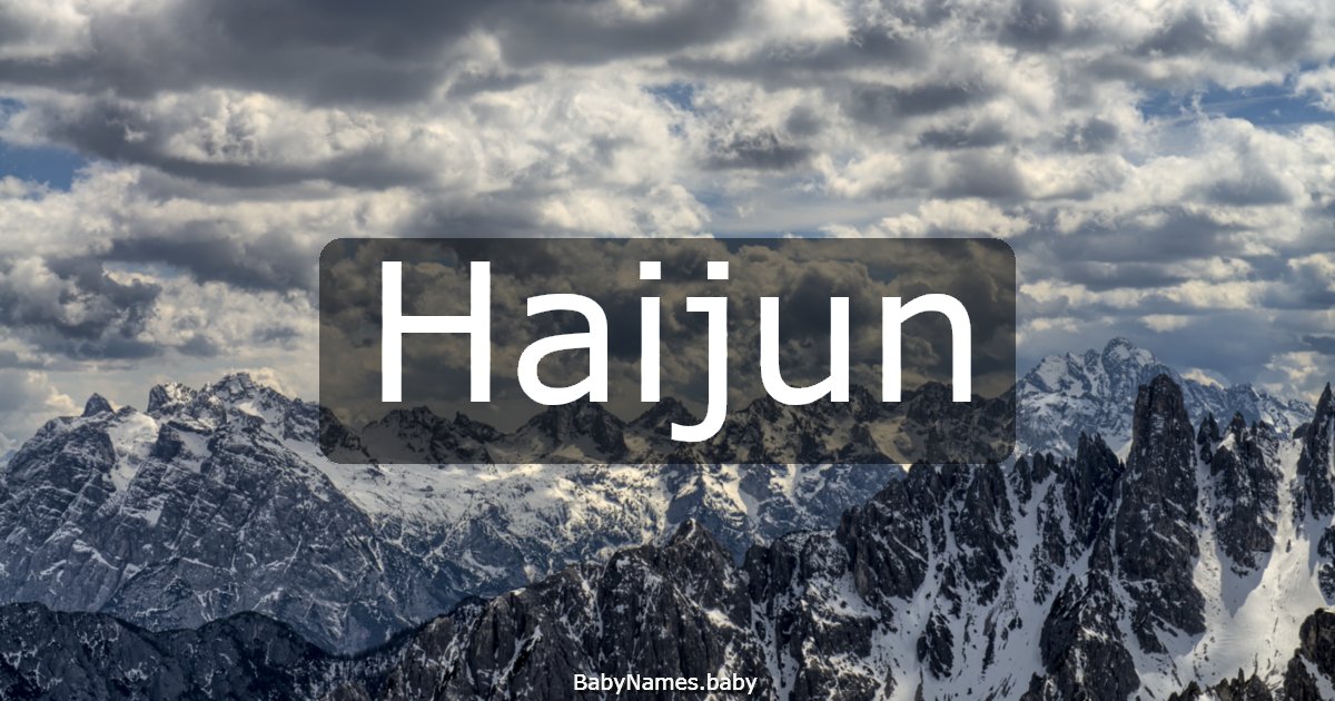 Haijun