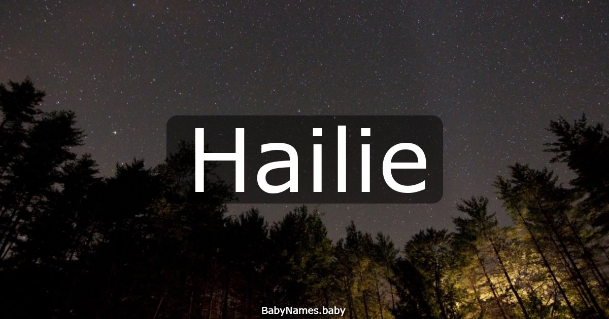 Hailie