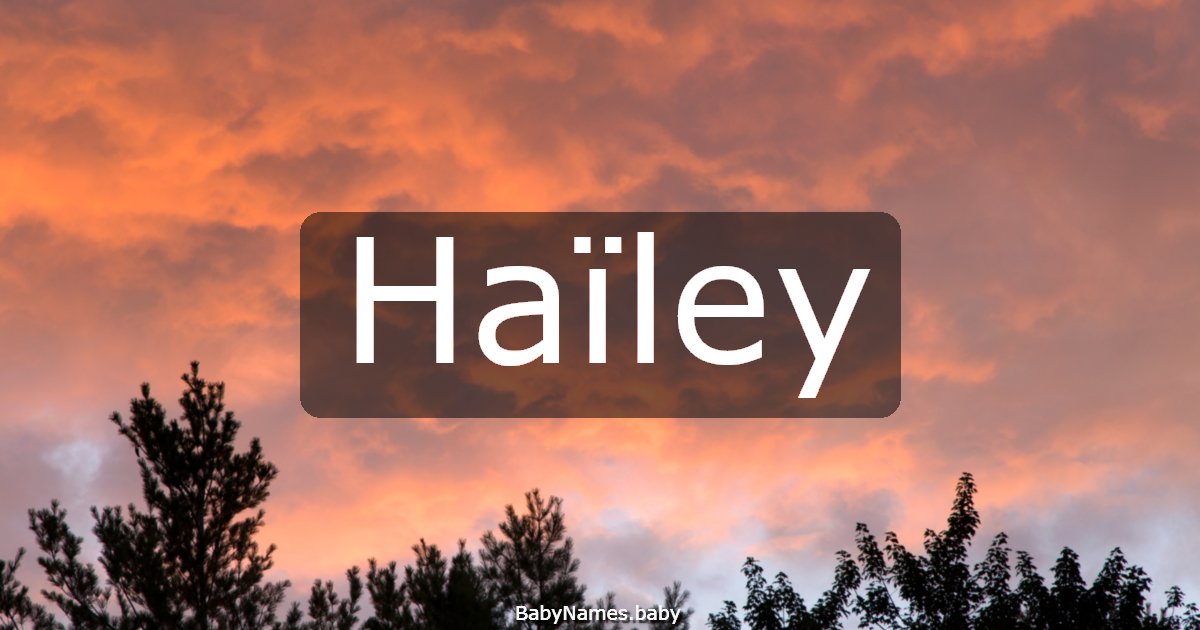 Haïley