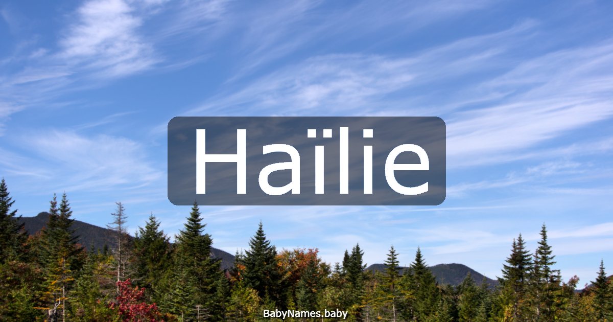Haïlie