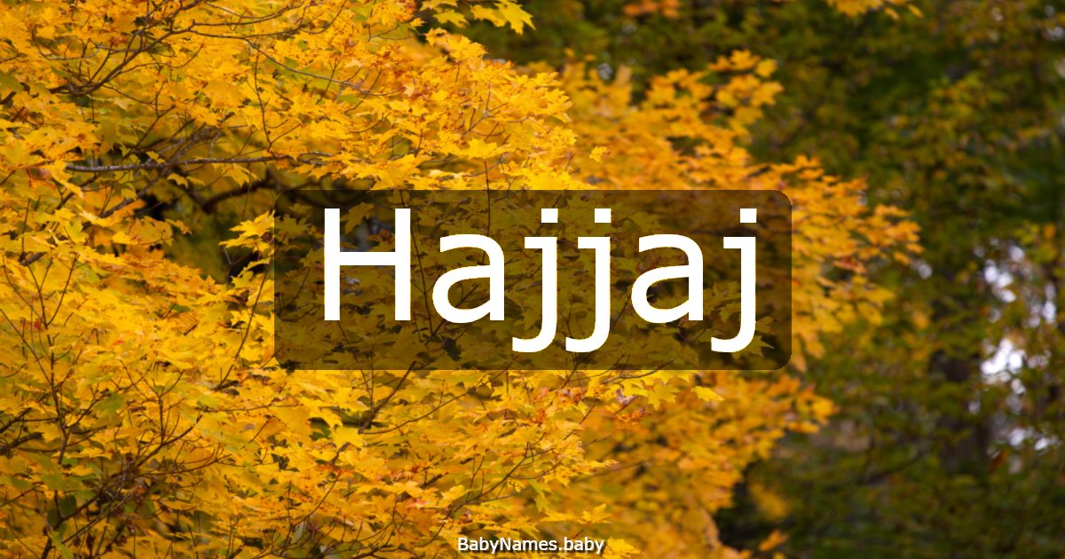 Hajjaj