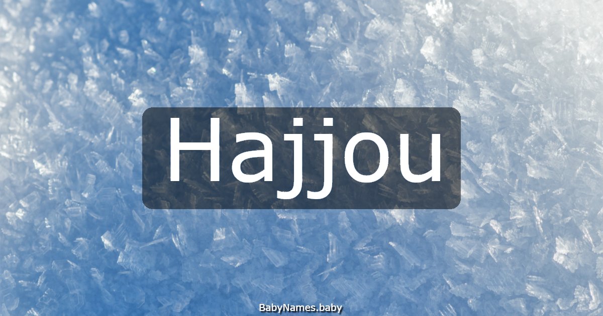 Hajjou