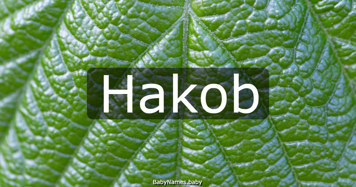 Hakob