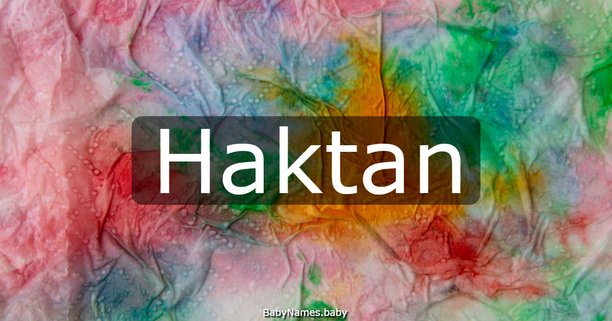 Haktan