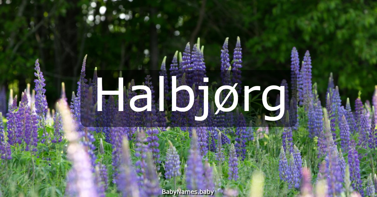 Halbjørg
