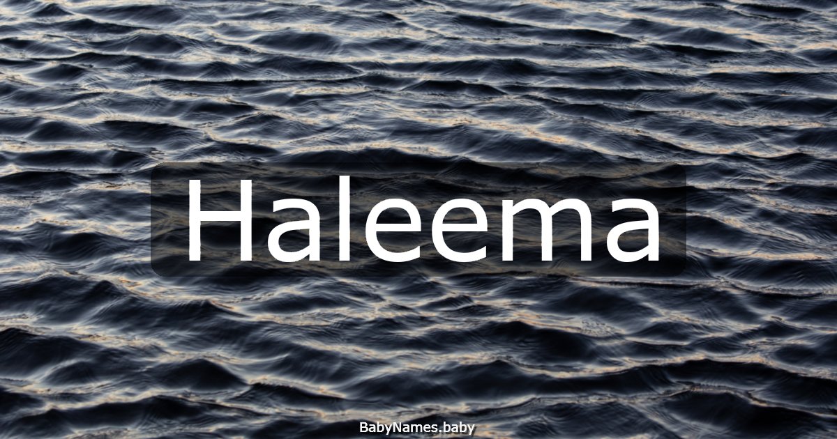 Haleema