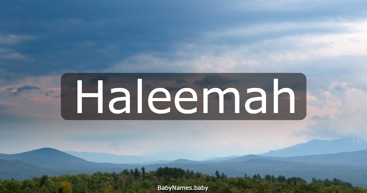 Haleemah